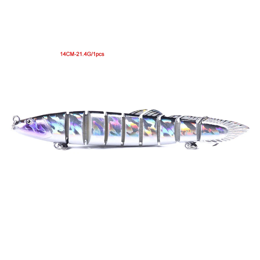 Iscas de pesca swimbait forma de tilápia realista 6.35cm-9.3g isca dura 63mm 9.3g isca com gancho agudo iscas multiarticuladas para baixo