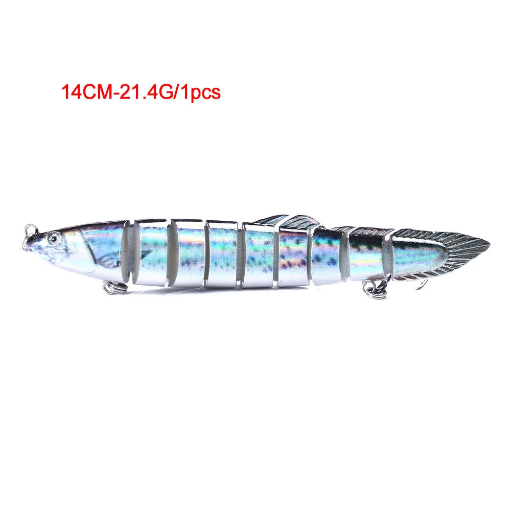 Iscas de pesca swimbait forma de tilápia realista 6.35cm-9.3g isca dura 63mm 9.3g isca com gancho agudo iscas multiarticuladas para baixo