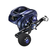 Piscifun alijoz 400 carretilhas de pesca baitcaster 17kg arrasto máximo 8 + 1 rolamentos quadro de alumínio carretilhas de pesca de água salgada de água doce