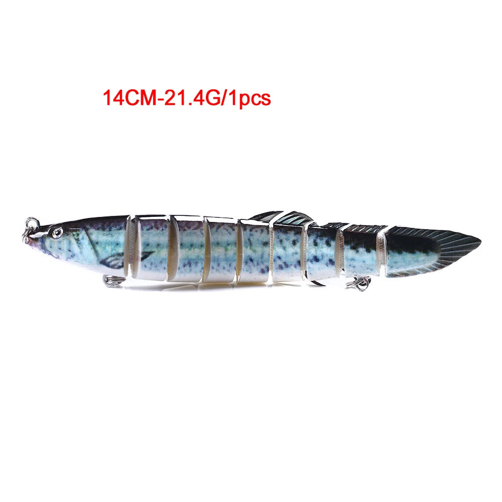 Iscas de pesca swimbait forma de tilápia realista 6.35cm-9.3g isca dura 63mm 9.3g isca com gancho agudo iscas multiarticuladas para baixo