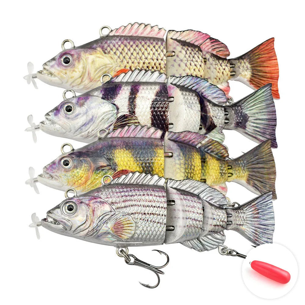 A nova isca eletrônica de natação automática 95mm/26g hélice isca inteligente