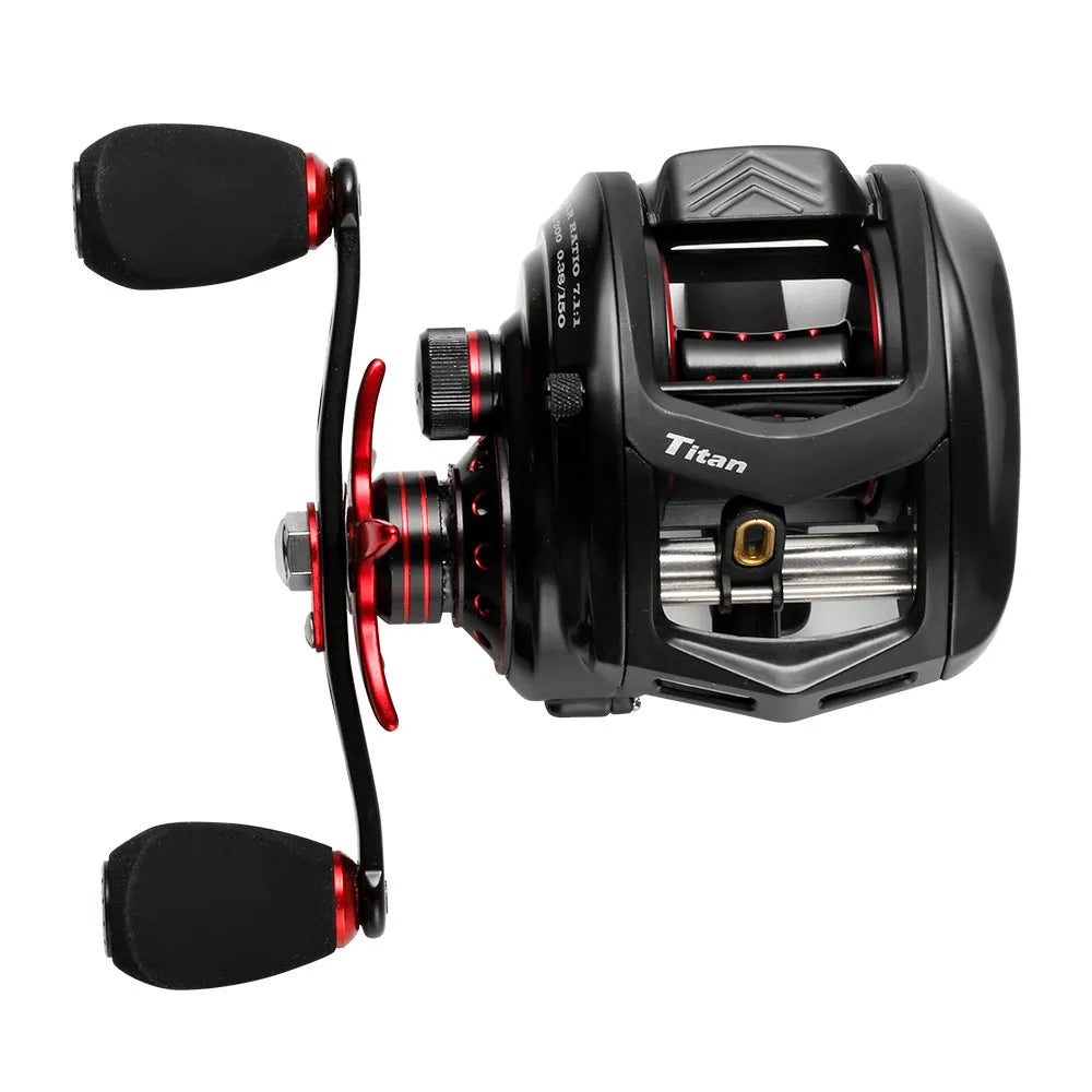 JOHNCOO-Carretel de pesca de fundição isca, grande jogo, Jigging Reel, MT200, 13kg Max Drag, 11 + 1 BB, 7.1:1
