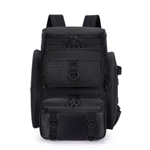 Bolsa de pesca 50l com suporte para vara, bolsa de peito para equipamento de peixe, organizador de isca, mochila de armazenamento, acampamento ao ar livre, caminhadas, mochila grande