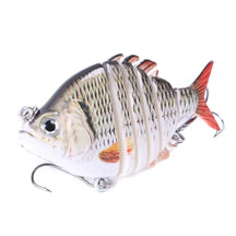 Iscas de pesca swimbait forma de tilápia realista 6.35cm-9.3g isca dura 63mm 9.3g isca com gancho agudo iscas multiarticuladas para baixo