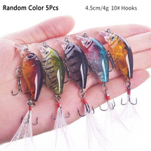 Crankbaits conjunto de cores misturadas isca de pesca lote minnow wobbler baixo swimbait mar nadar iscas duras afundando equipamento pesca