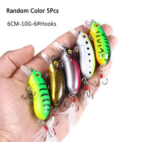 Crankbaits conjunto de cores misturadas isca de pesca lote minnow wobbler baixo swimbait mar nadar iscas duras afundando equipamento pesca