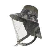 Chapéu de sol à prova de insetos com rede facial proteção UV equipamento de pesca e apicultura cobertura total malha respirável verão chapéu ao ar livre