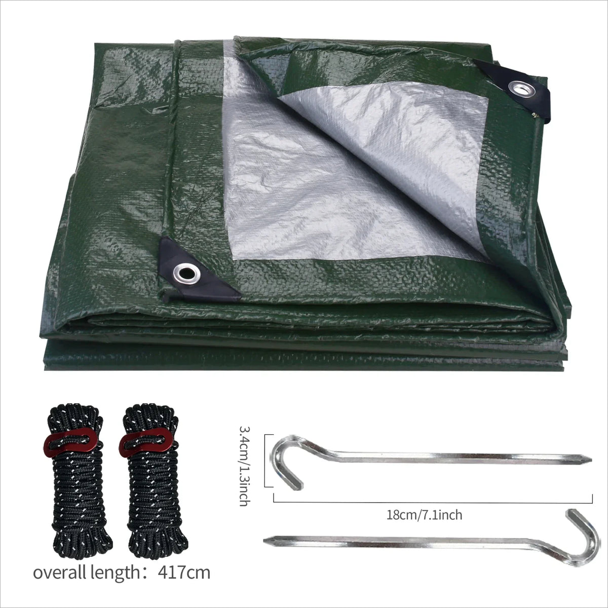 Grande lona impermeável resistente 5x4m/3x2m lona capa de chuva reforçada multiuso ao ar livre jardim quintal toldo dossel