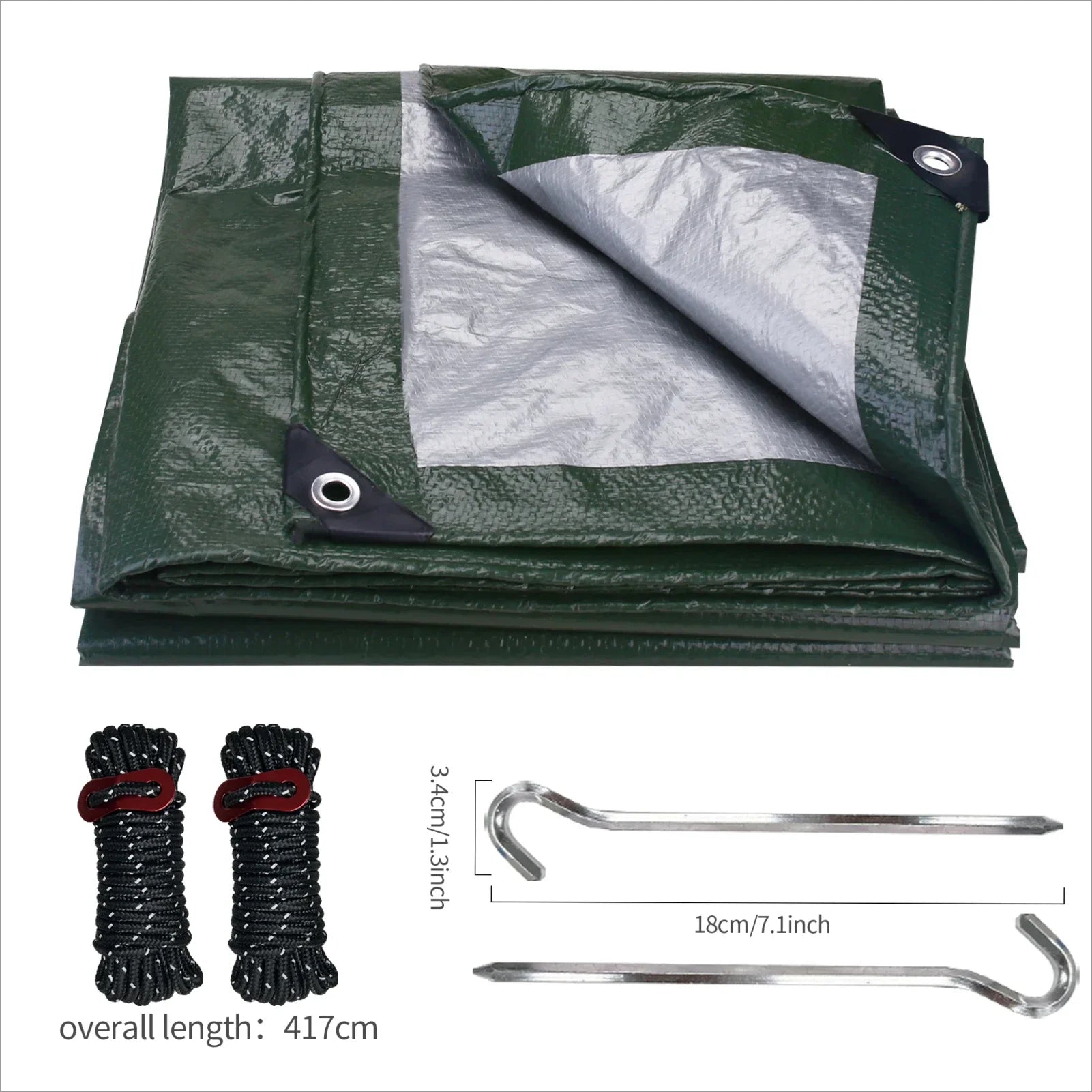 Grande lona impermeável resistente 5x4m/3x2m lona capa de chuva reforçada multiuso ao ar livre jardim quintal toldo dossel