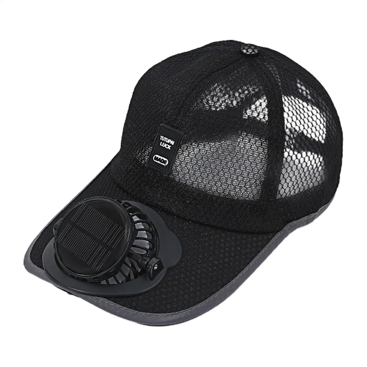 Novidade ventilador de refrigeração chapéu de beisebol solar esporte ao ar livre bonés chapéu de praia solar verão acampamento caminhadas chapéu de viagem recarregável