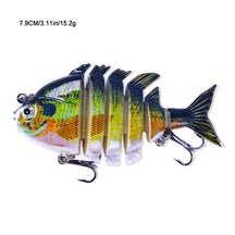 Iscas de pesca swimbait forma de tilápia realista 6.35cm-9.3g isca dura 63mm 9.3g isca com gancho agudo iscas multiarticuladas para baixo