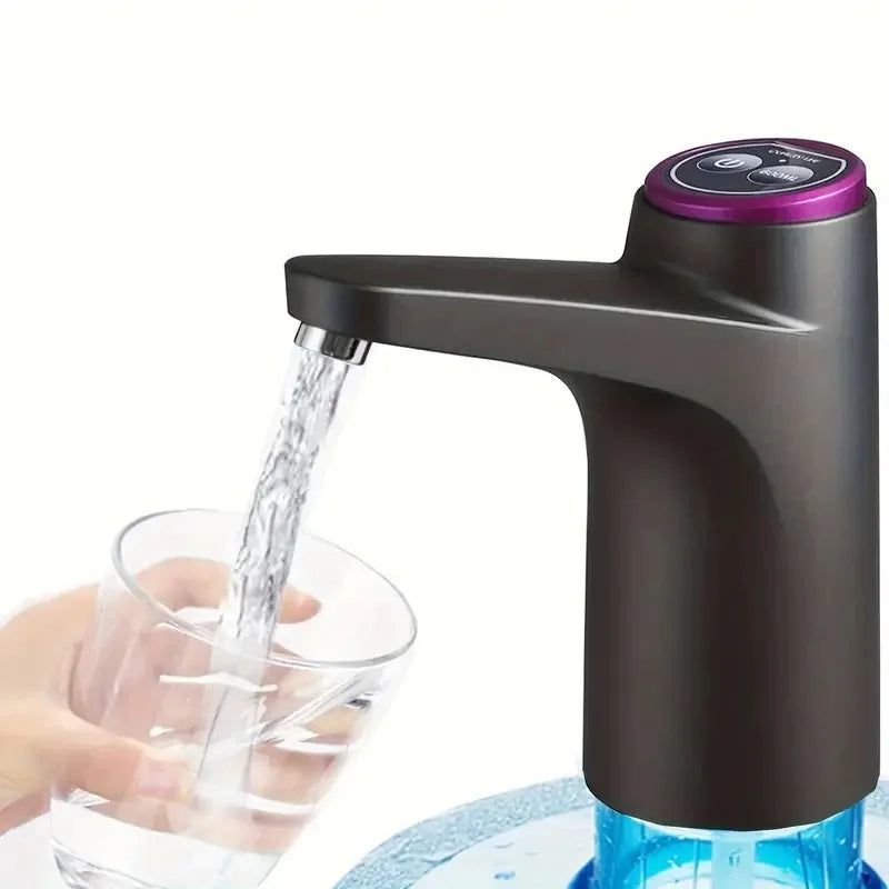 Distribuidor de água portátil de 5 galões com carregamento USB - bomba elétrica automática adequada para uso doméstico, escritório e externo