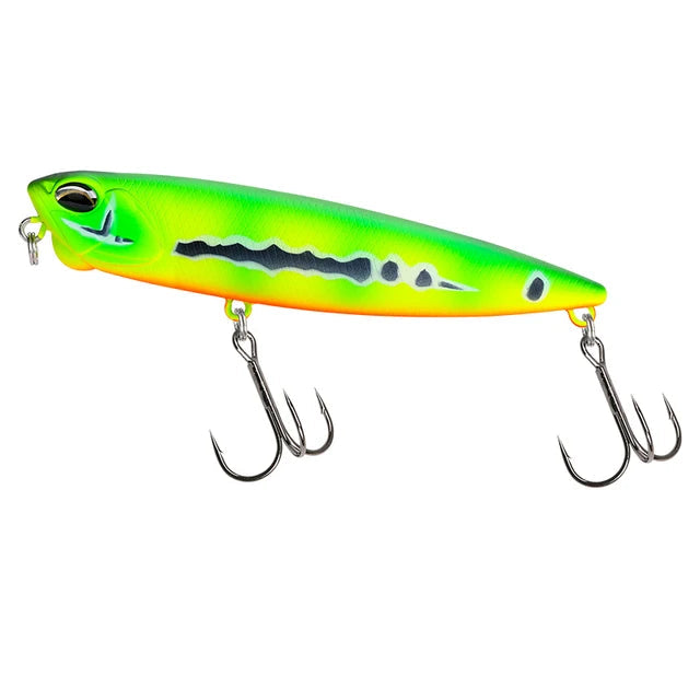 Tsurinoya 110mm 20.5g topwater flutuante lápis isca de pesca dw58 cão caminhada manivela wobbler stickbait minnow isca dura para pique baixo