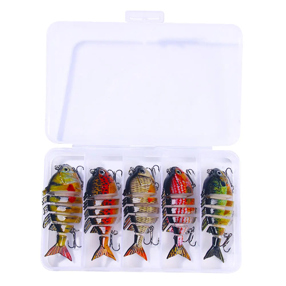 Iscas de pesca swimbait forma de tilápia realista 6.35cm-9.3g isca dura 63mm 9.3g isca com gancho agudo iscas multiarticuladas para baixo