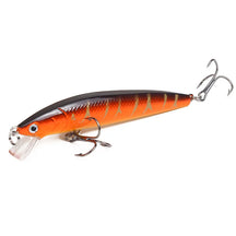 Cauda longa minnow isca de pesca 10cm 9g flutuante isca dura artificial wobbler crankbait 3d olho 10 cores carpa poleiro pesca equipamentos