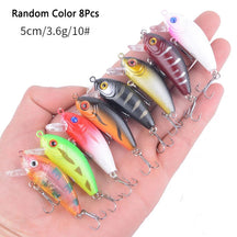 Crankbaits conjunto de cores misturadas isca de pesca lote minnow wobbler baixo swimbait mar nadar iscas duras afundando equipamento pesca