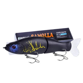 Iscas de pesca de afundamento lento 30g whopper vibração cauda macia ou pique e baixo iscas duras isca artificial acessórios