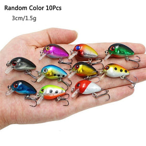 Crankbaits conjunto de cores misturadas isca de pesca lote minnow wobbler baixo swimbait mar nadar iscas duras afundando equipamento pesca