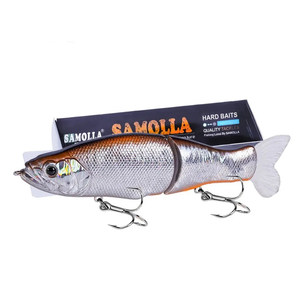 Iscas de pesca de afundamento lento 30g whopper vibração cauda macia ou pique e baixo iscas duras isca artificial acessórios